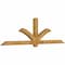 Ekena Millwork Redmond Rough Sawn Timber Gable Bracket, Western Red Cedar, 96"W x 28"H x 4"D x 4"F, 7/12 Pitch GBW096X28X0404RED00RWR - alternate 3